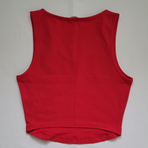 Zenana Set of Red and Black V-Neck Crop Tank Top Size Small - Picture 3 of 9